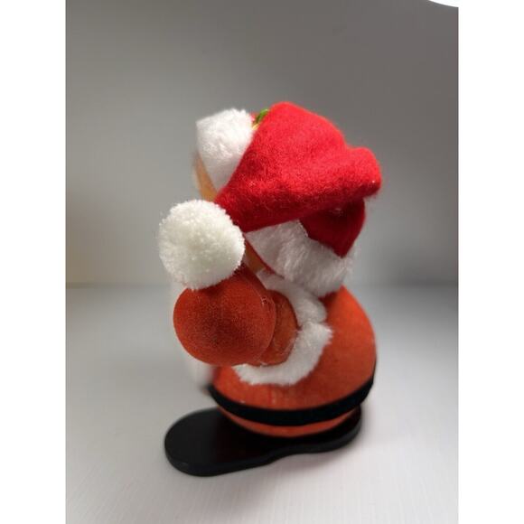 Vintage Santa Claus Figure Toy Paper Tunes 6" 1983 READ - Picture 6 of 7